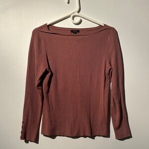 Dusty Rose Long Sleeve Sweater